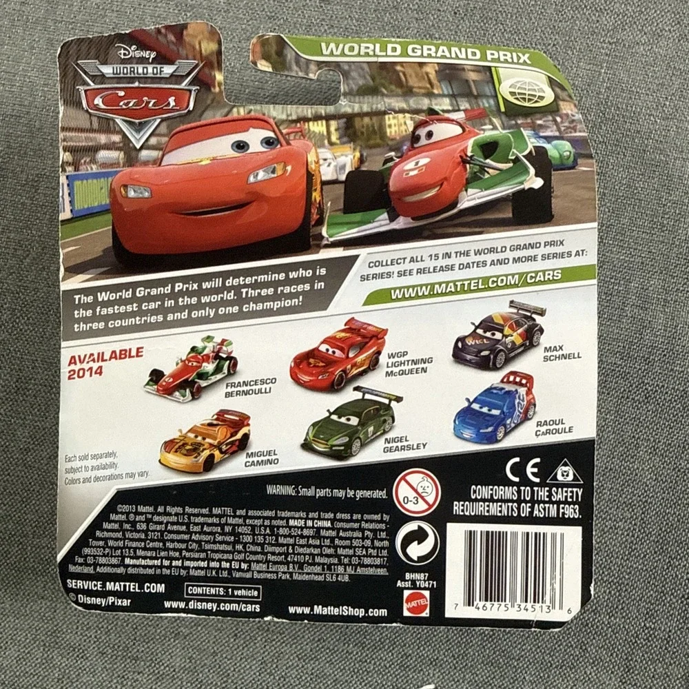Disney World of Cars World Grand Prix WGP Lightning McQueen